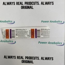 10x Insulin syringe, 10x swab - 1